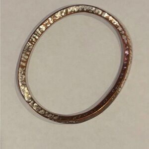 Hammered metal bracelet